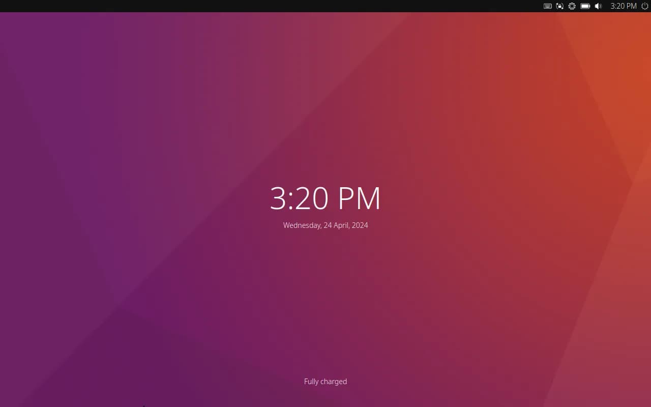 Ubuntu Lomiri 24.04 greeter