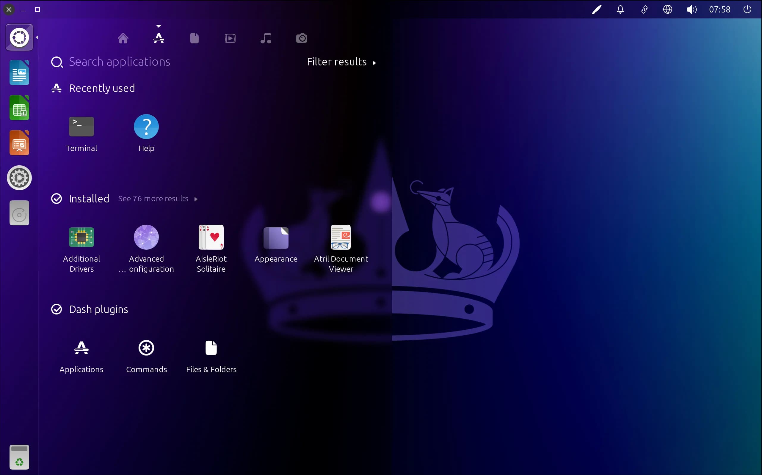 Ubuntu Unity 24.04 screenshot
